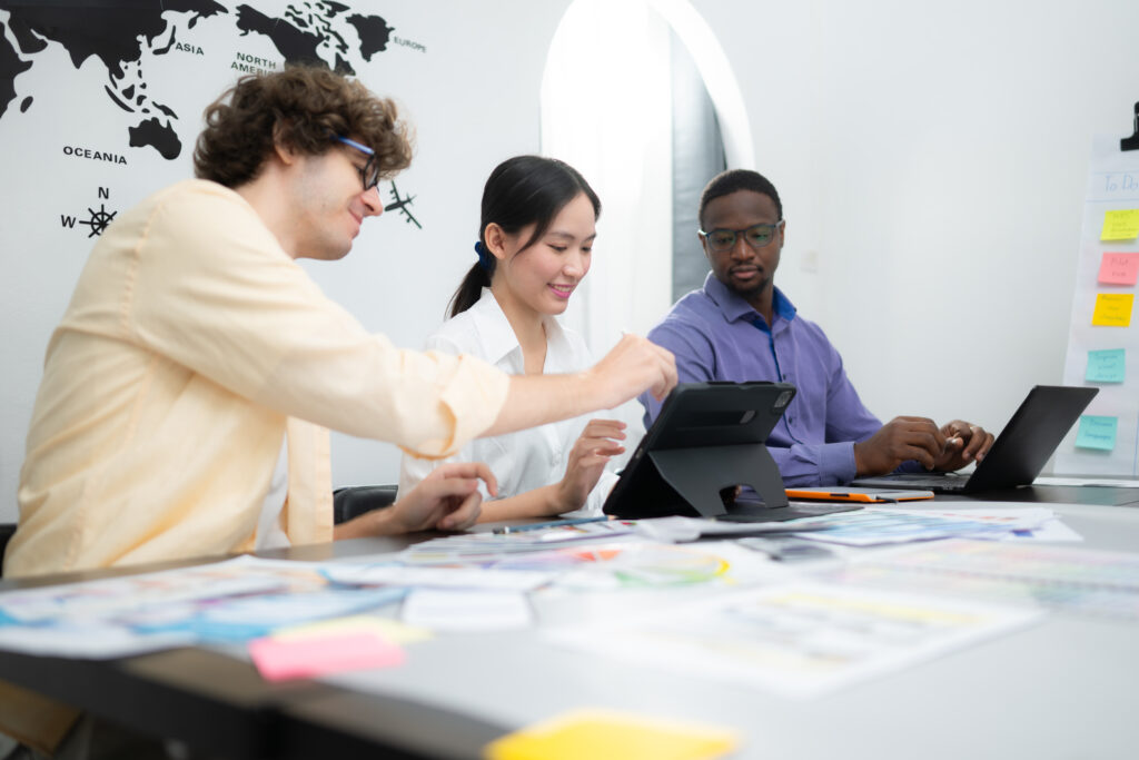 Sales and marketing professionals are working hard